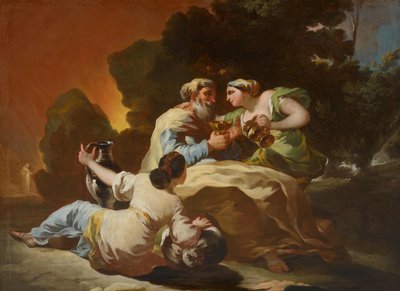 Lot y sus hijas de Francisco de Goya